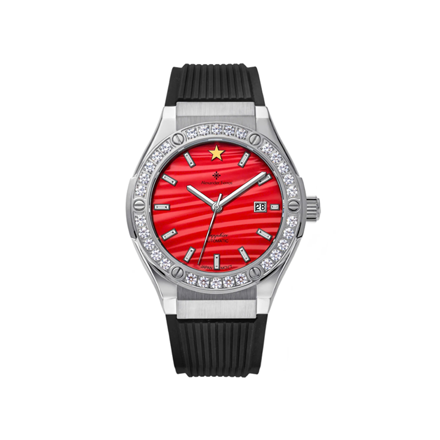 Jam tangan mekanis pria Alexander Ferros 6161 