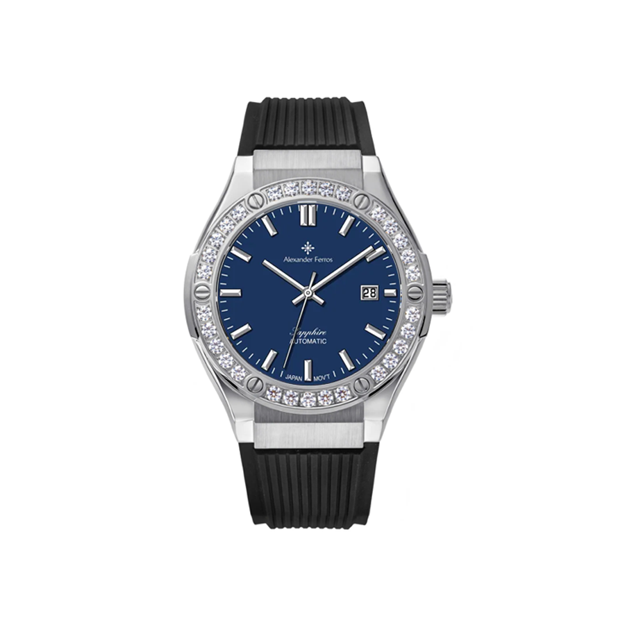 Jam tangan mekanis pria Alexander Ferros 6161 