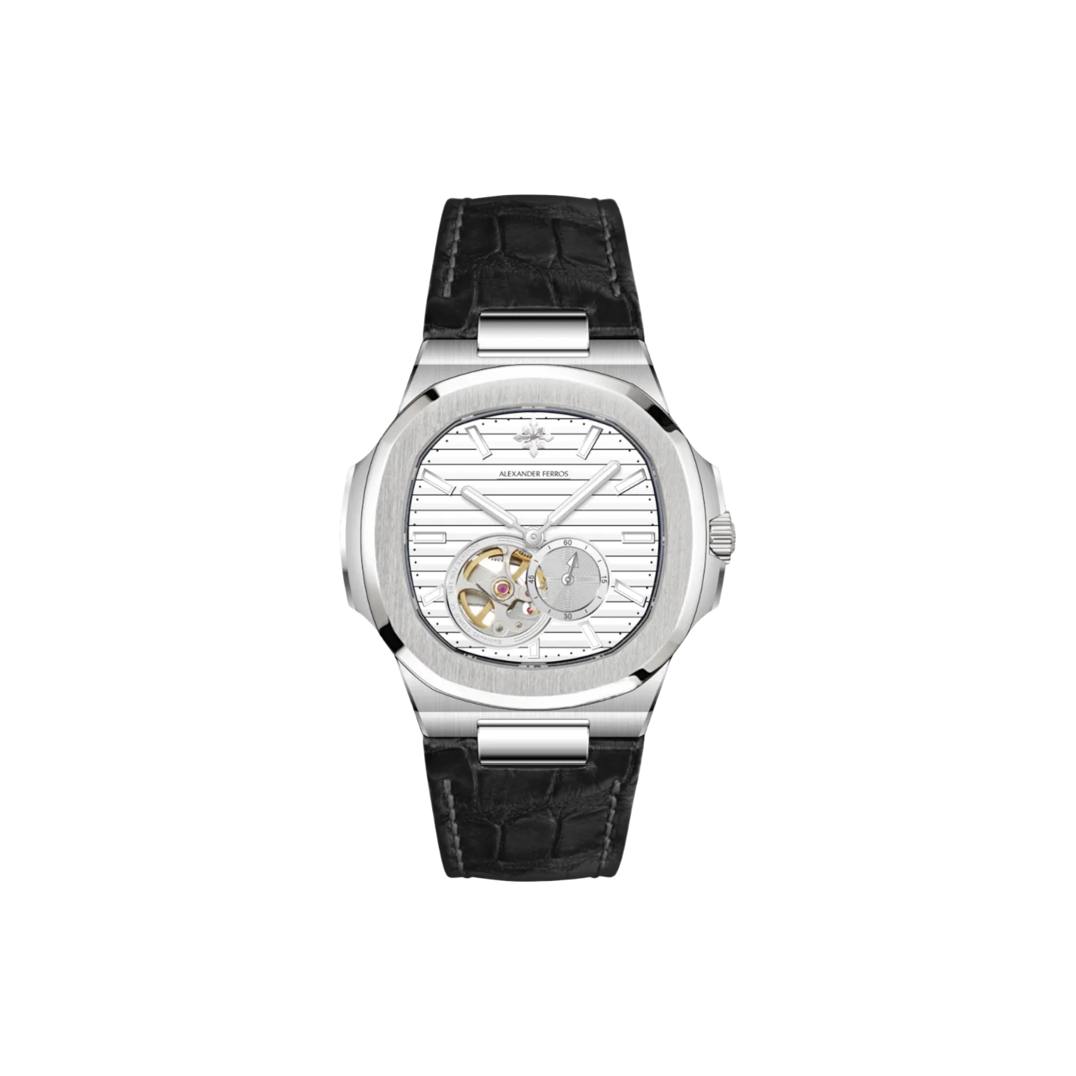 Jam tangan mekanis pria Alexander Ferros 6312 