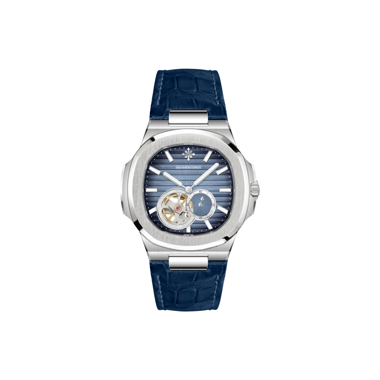 Jam tangan mekanis pria Alexander Ferros 6312 