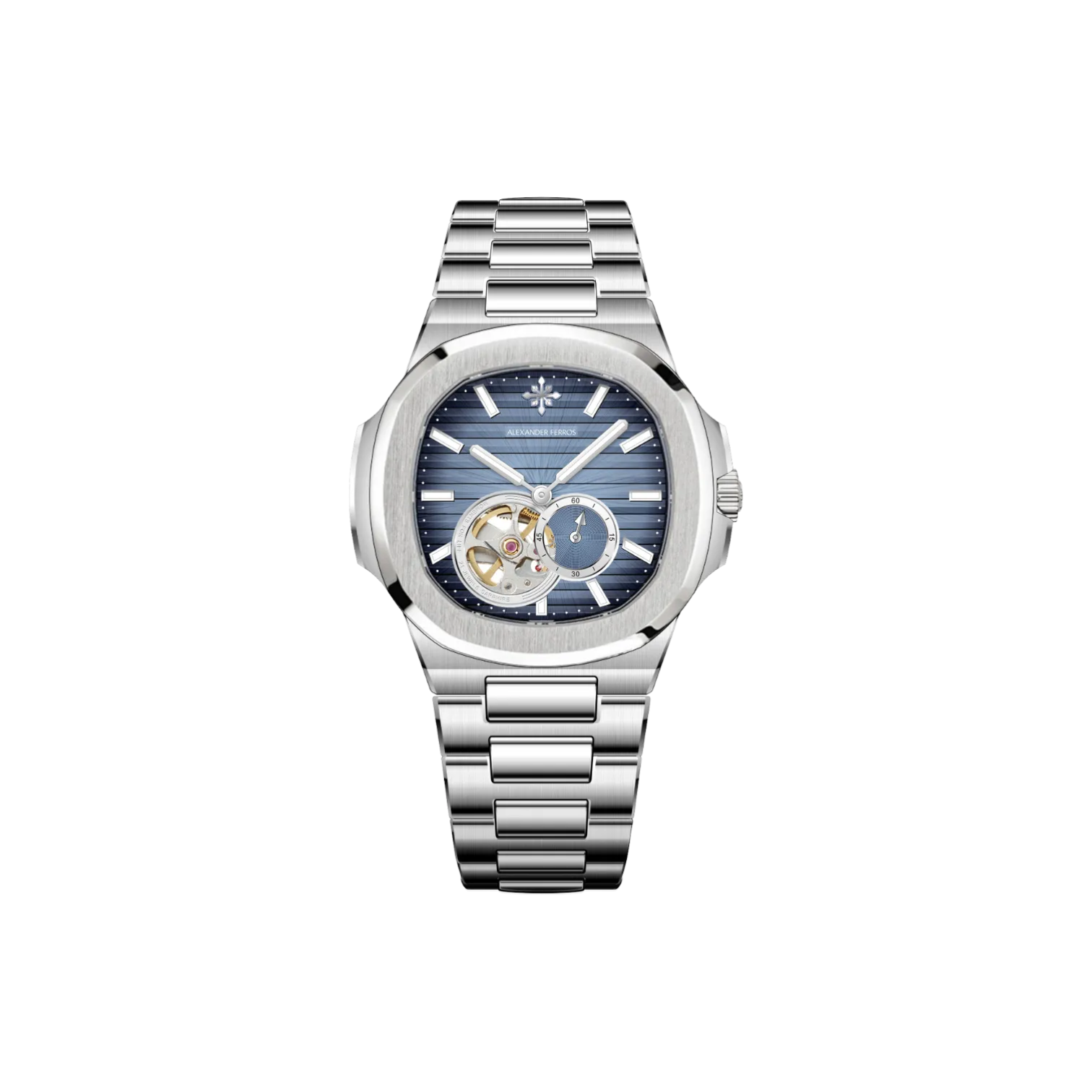 Jam tangan mekanis pria Alexander Ferros 6312 
