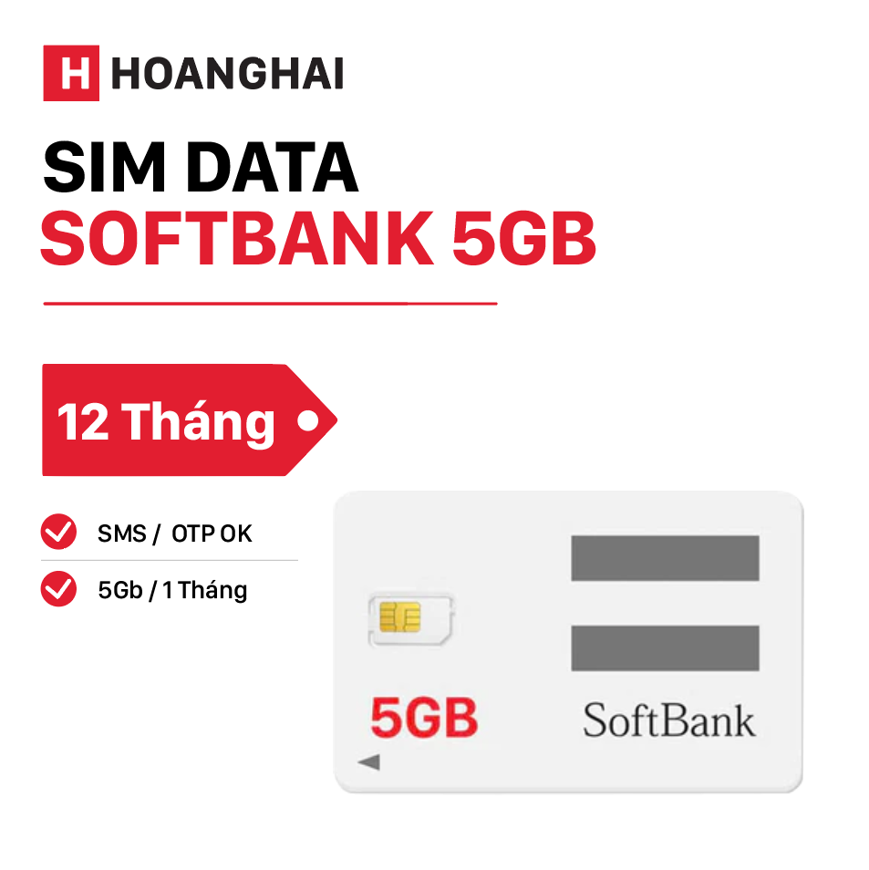 Kartu SIM data Softbank 5GB - Habis Terjual 