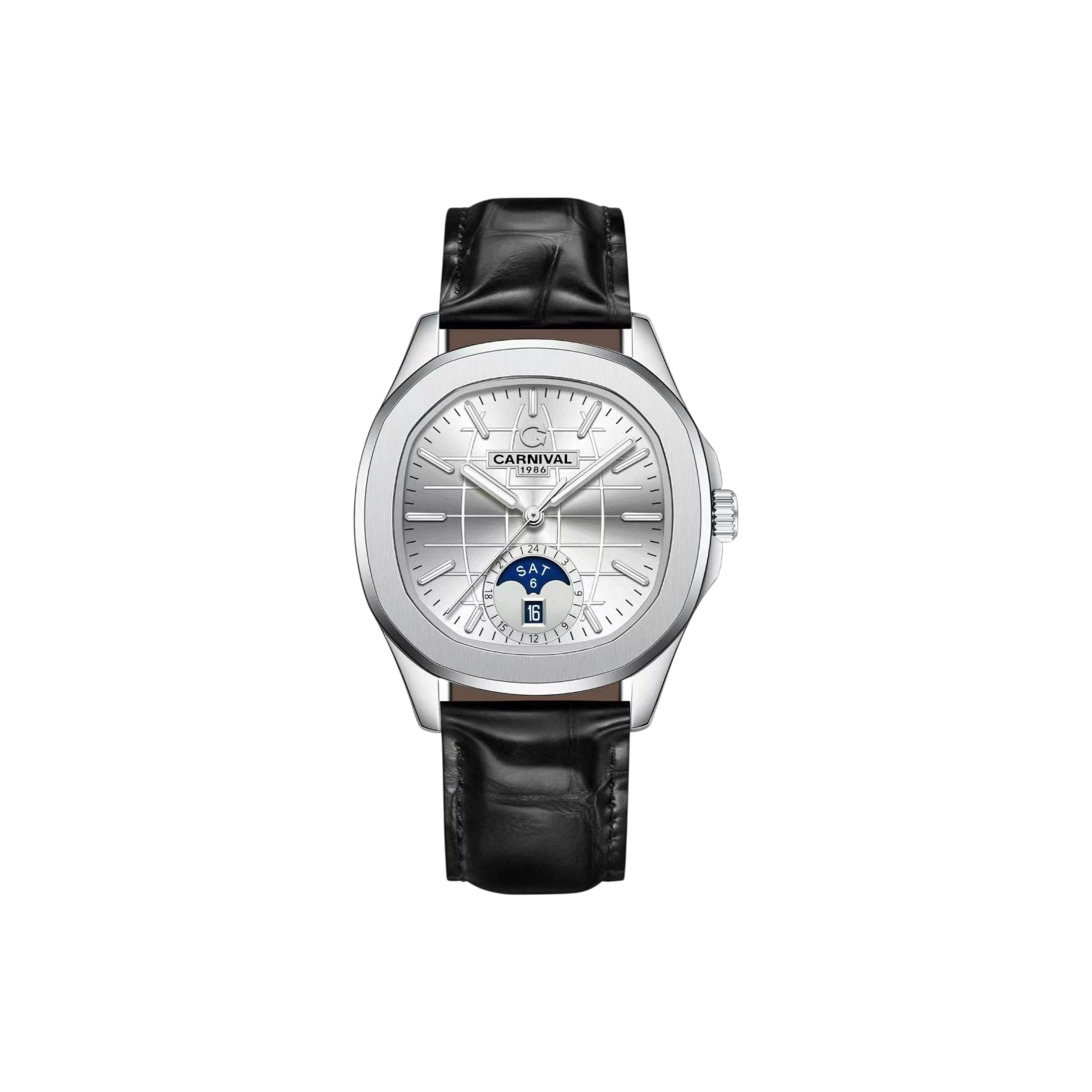 Jam Tangan Mekanik Carnival 8113G 