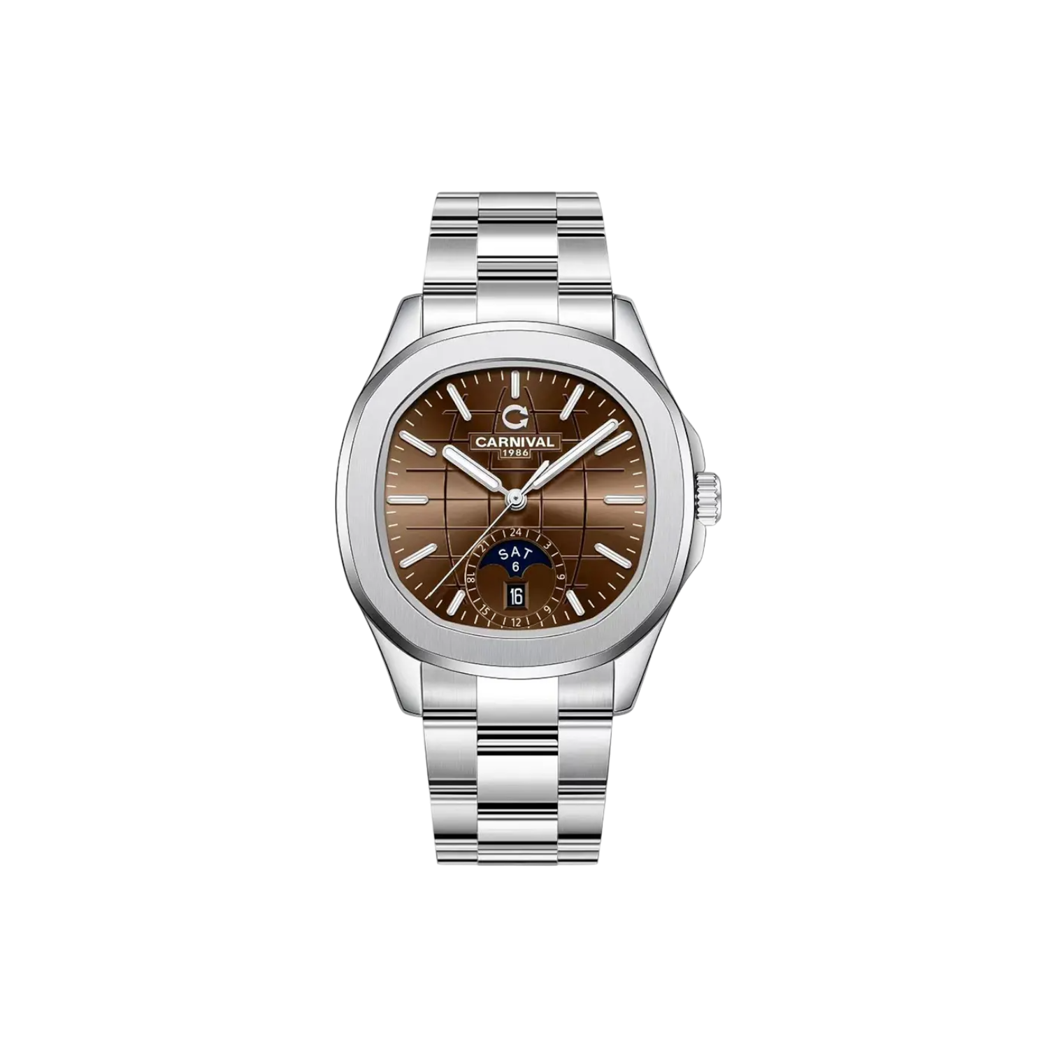 Jam Tangan Mekanik Carnival 8113G 