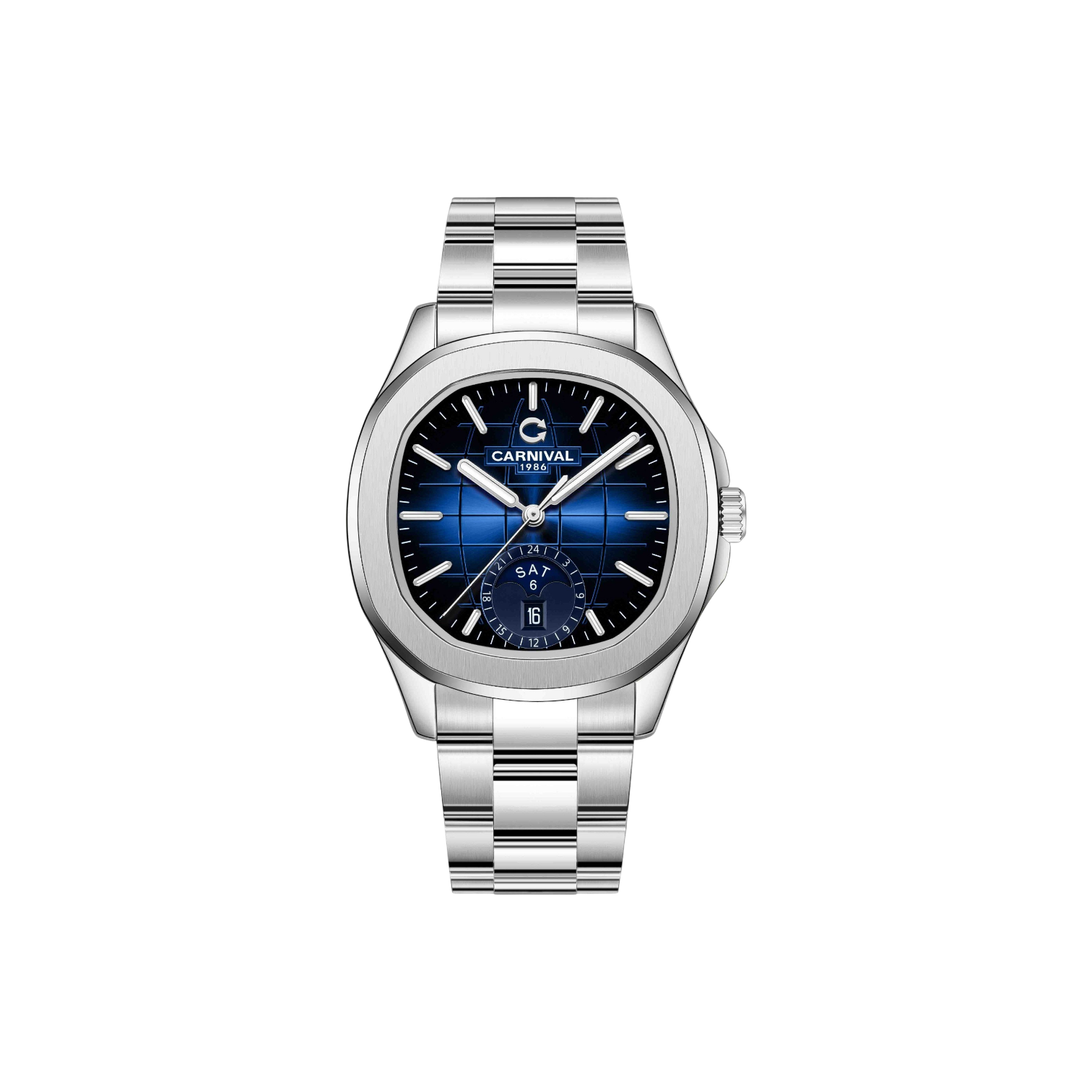 Jam Tangan Mekanik Carnival 8113G 