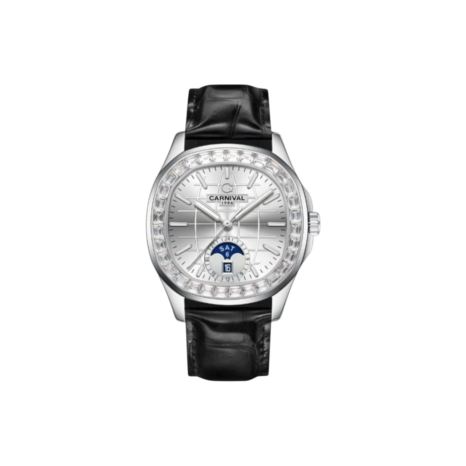 Jam Tangan Mekanik Carnival 8113G 