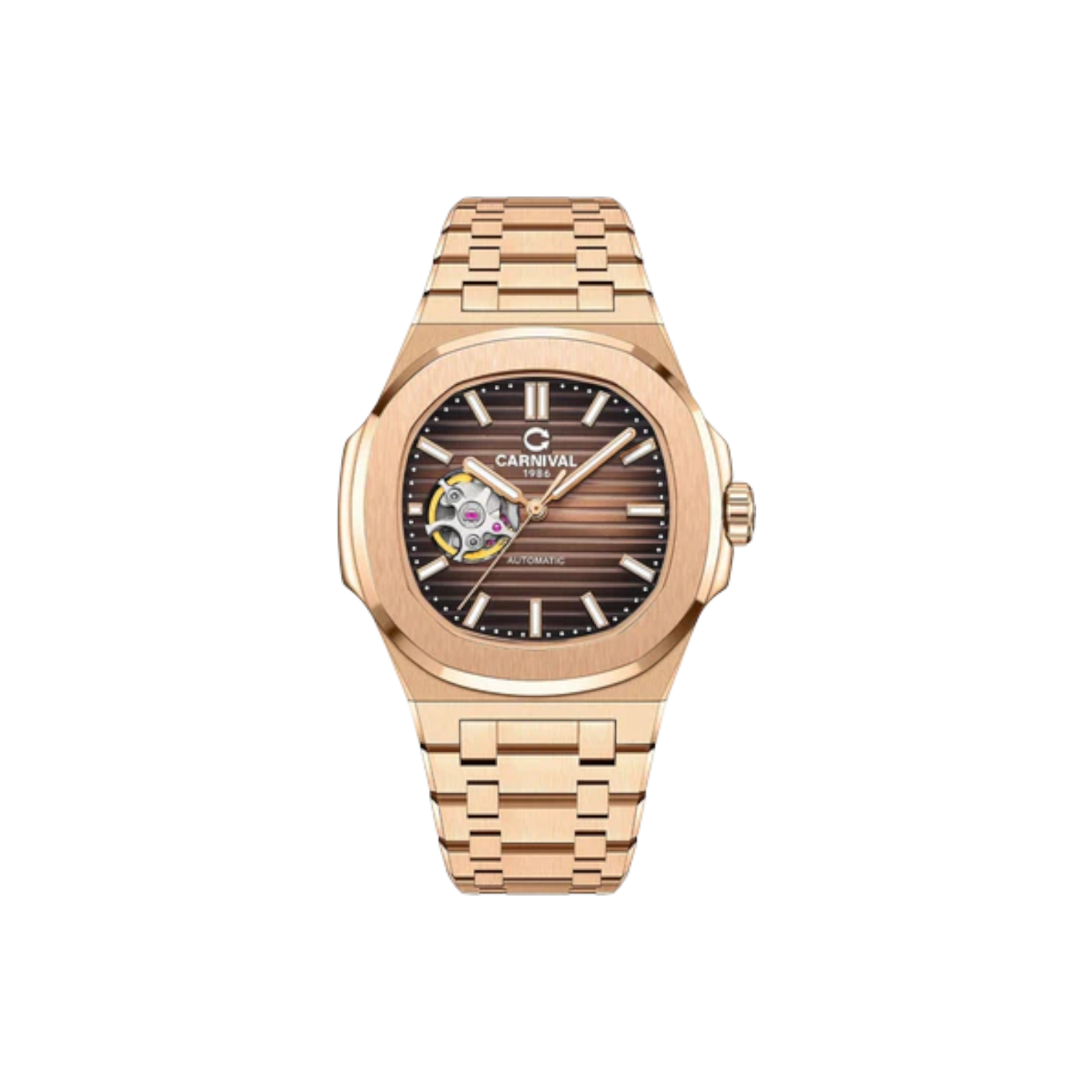 Jam Tangan Mekanik Carnival 8128G 