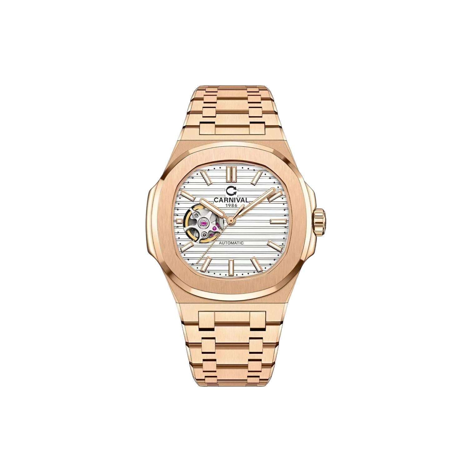 Jam Tangan Mekanik Carnival 8128G 