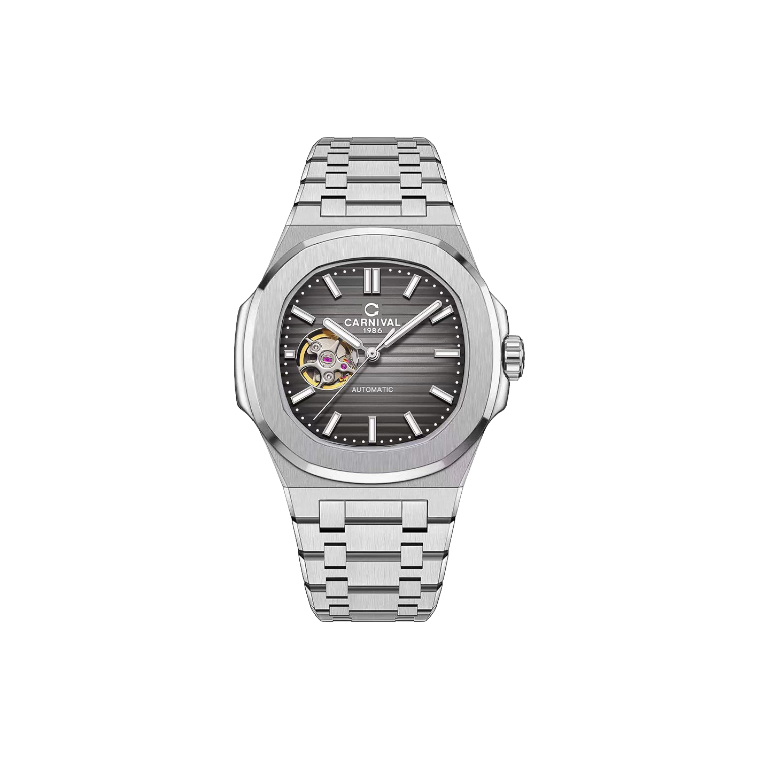 Jam Tangan Mekanik Carnival 8128G 