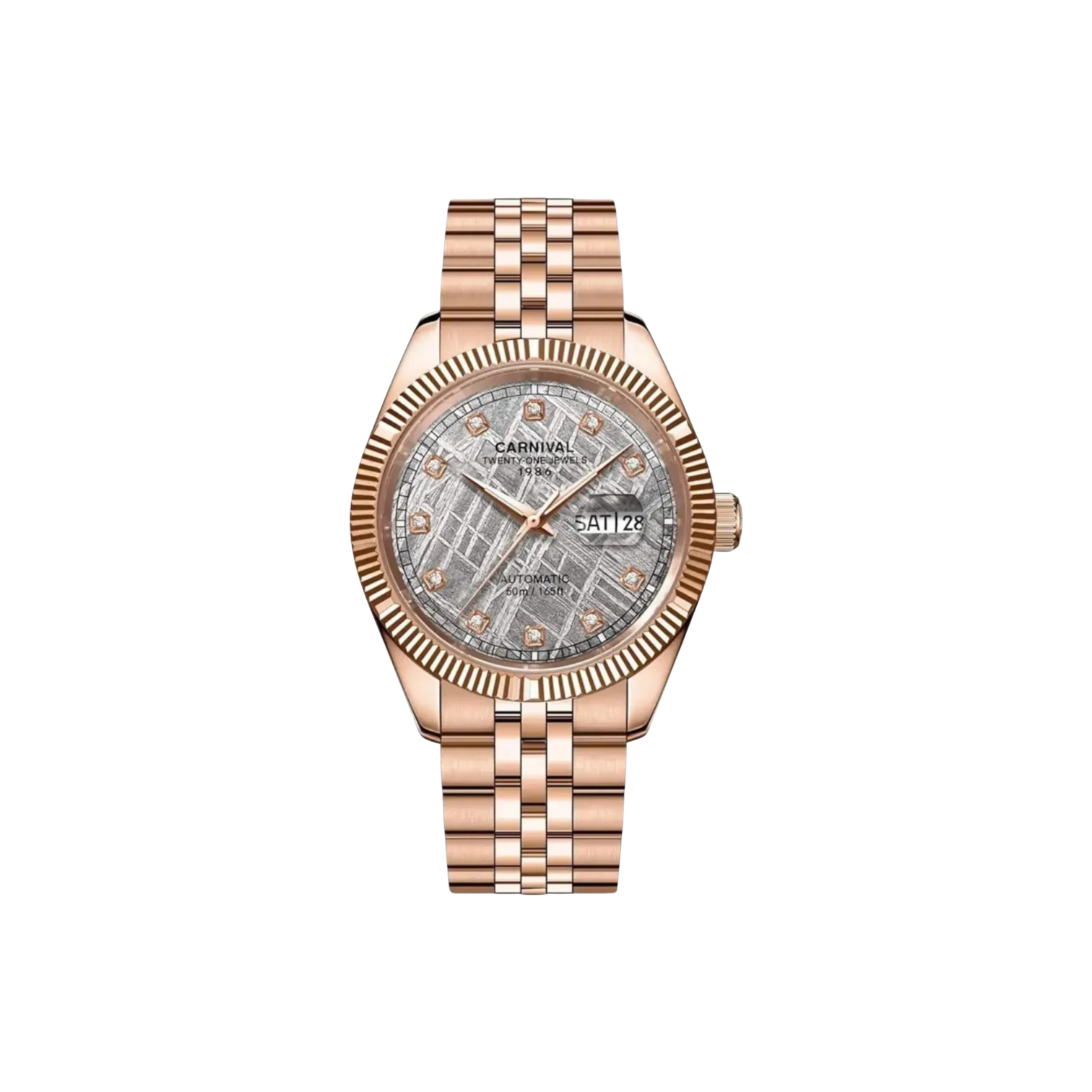 Jam tangan mekanik Carnival 8131G 