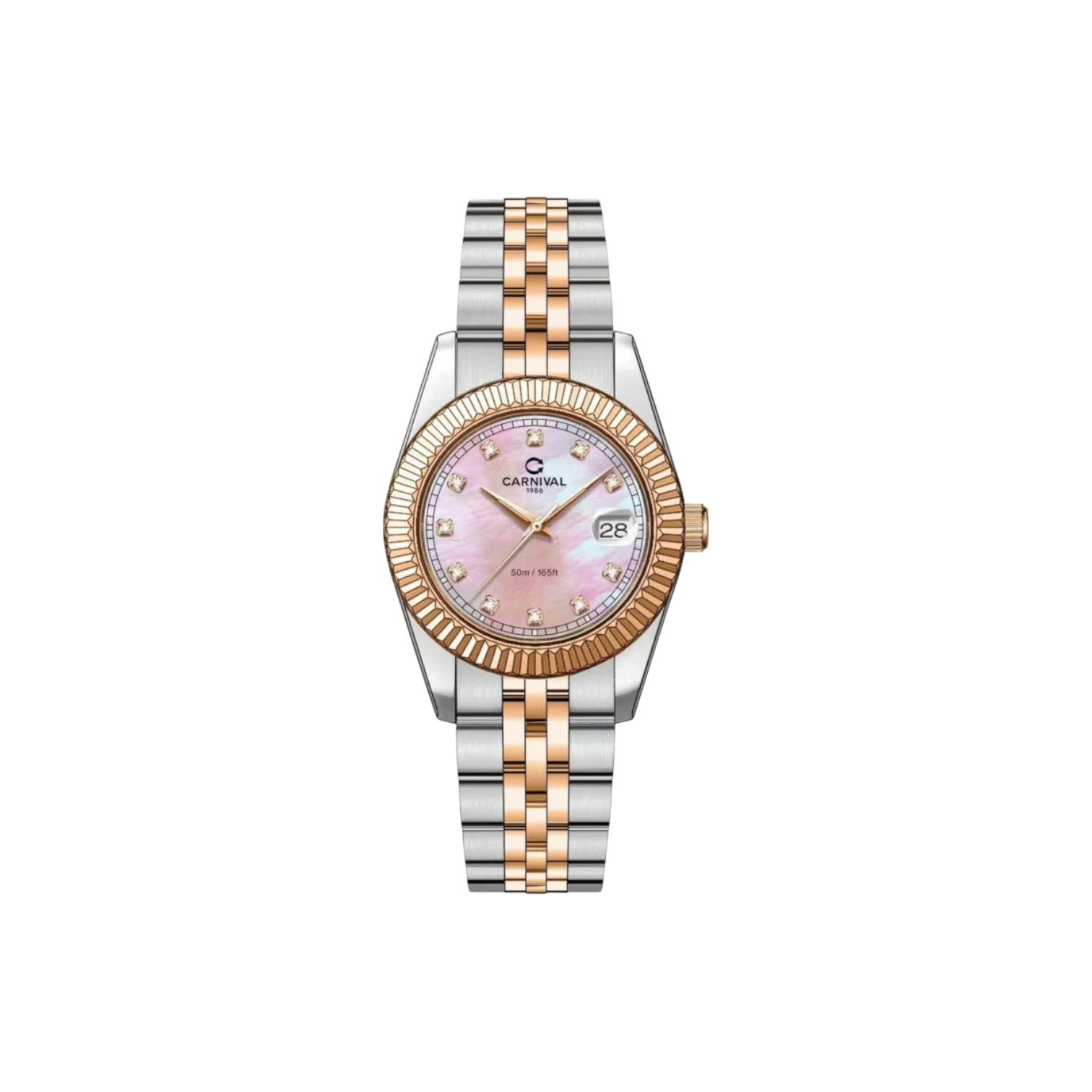 Jam tangan kuarsa wanita Carnival 8131L 