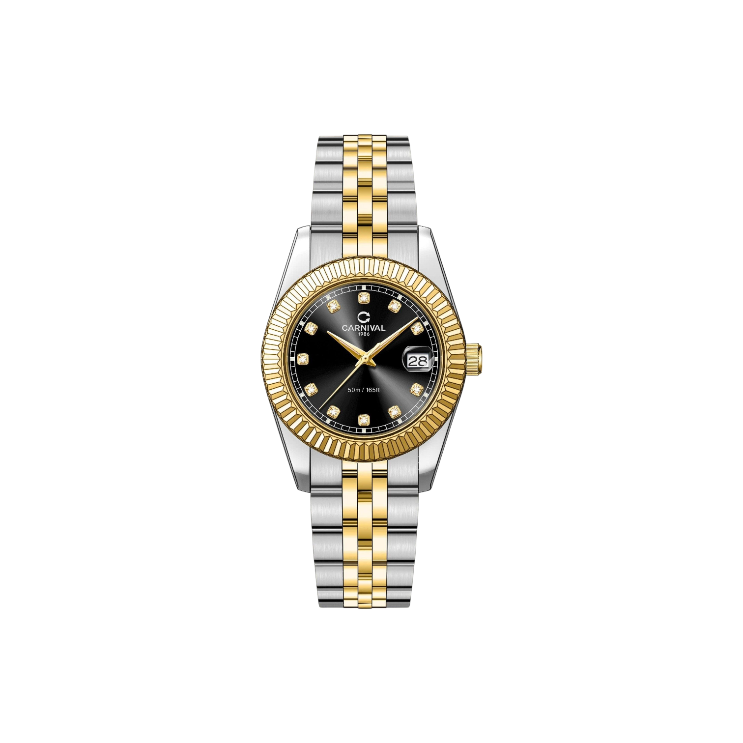 Jam tangan kuarsa wanita Carnival 8131L 