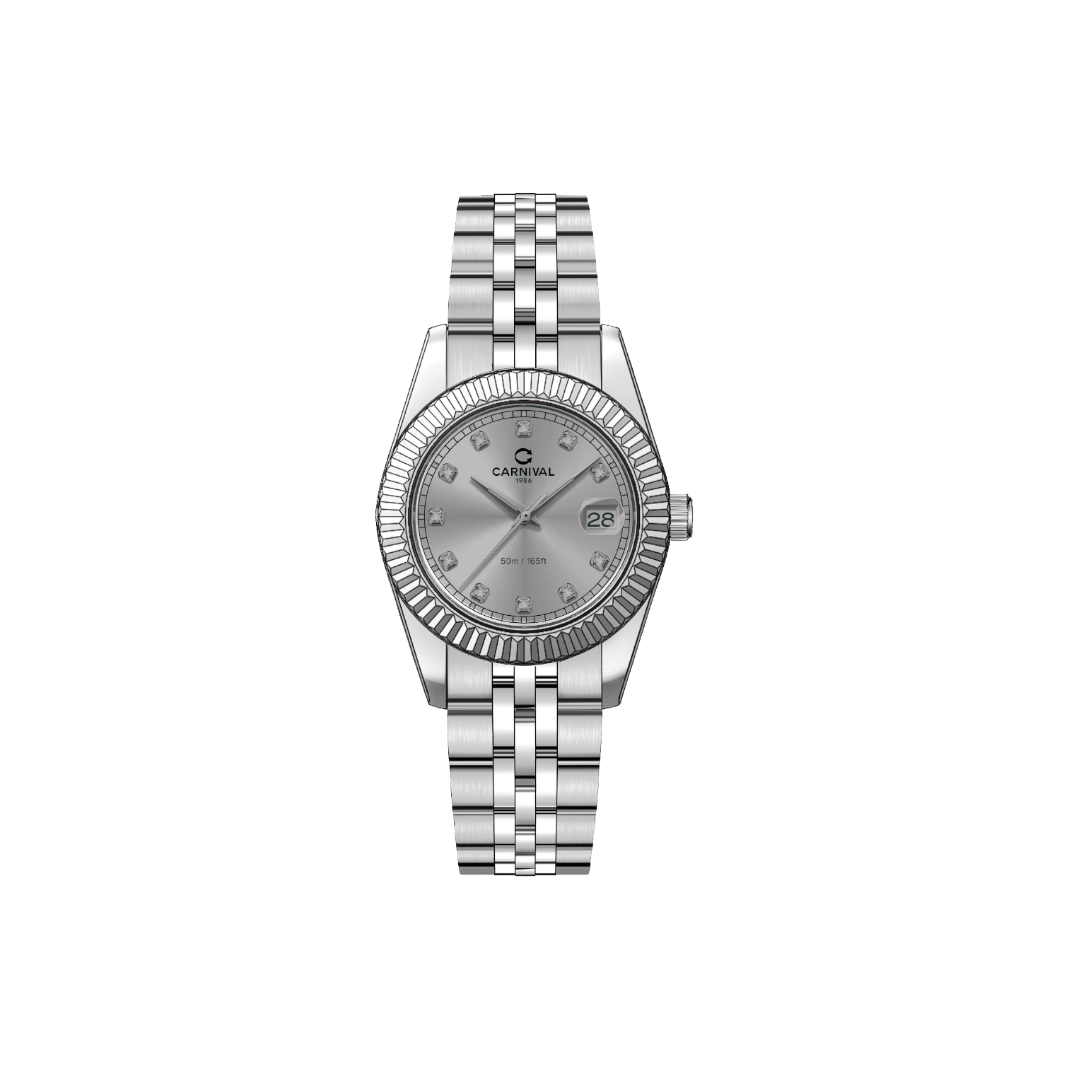 Jam tangan kuarsa wanita Carnival 8131L 