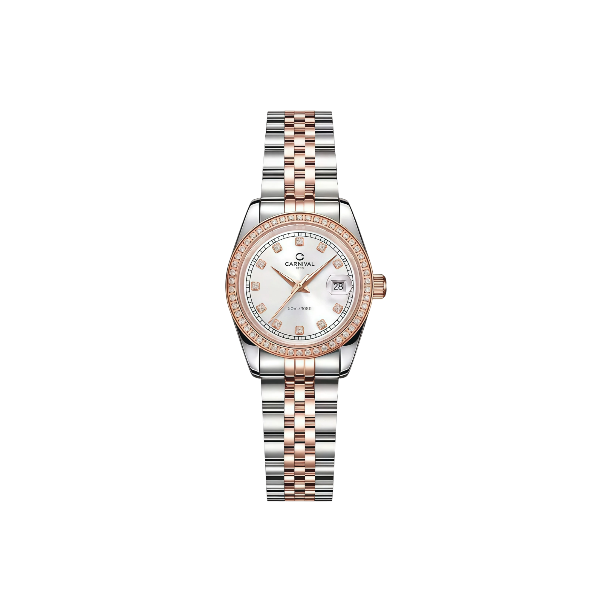 Jam tangan kuarsa wanita Carnival 8131L 