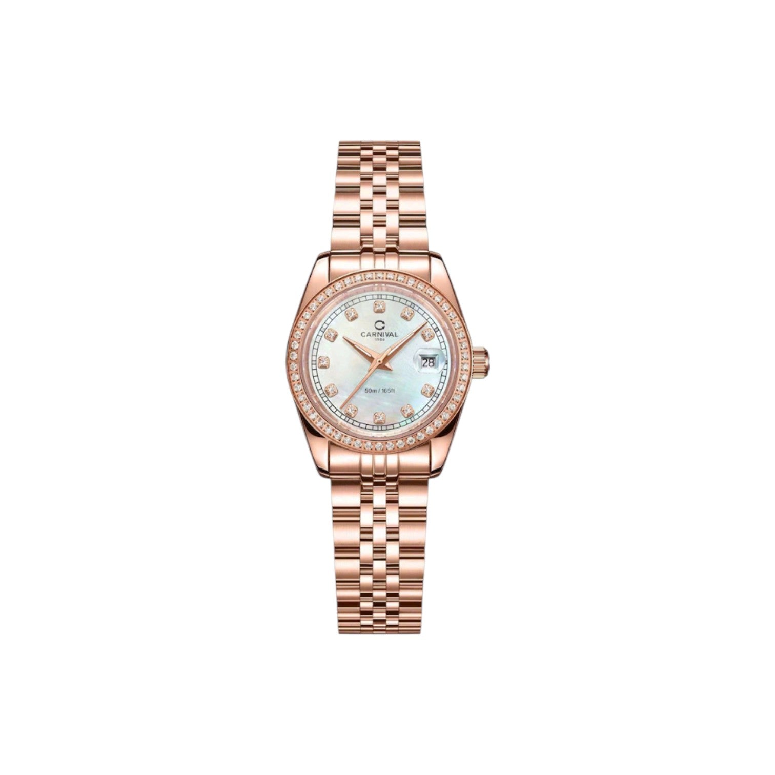 Jam tangan kuarsa wanita Carnival 8131L 