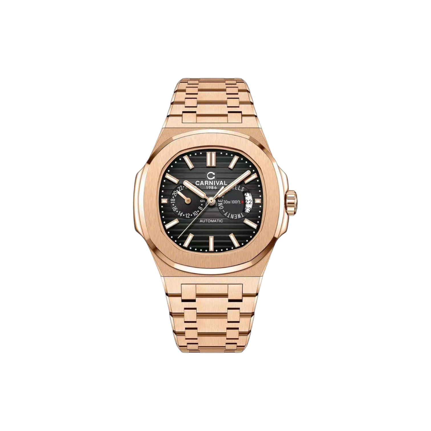 Jam Tangan Mekanik Carnival 8158G 