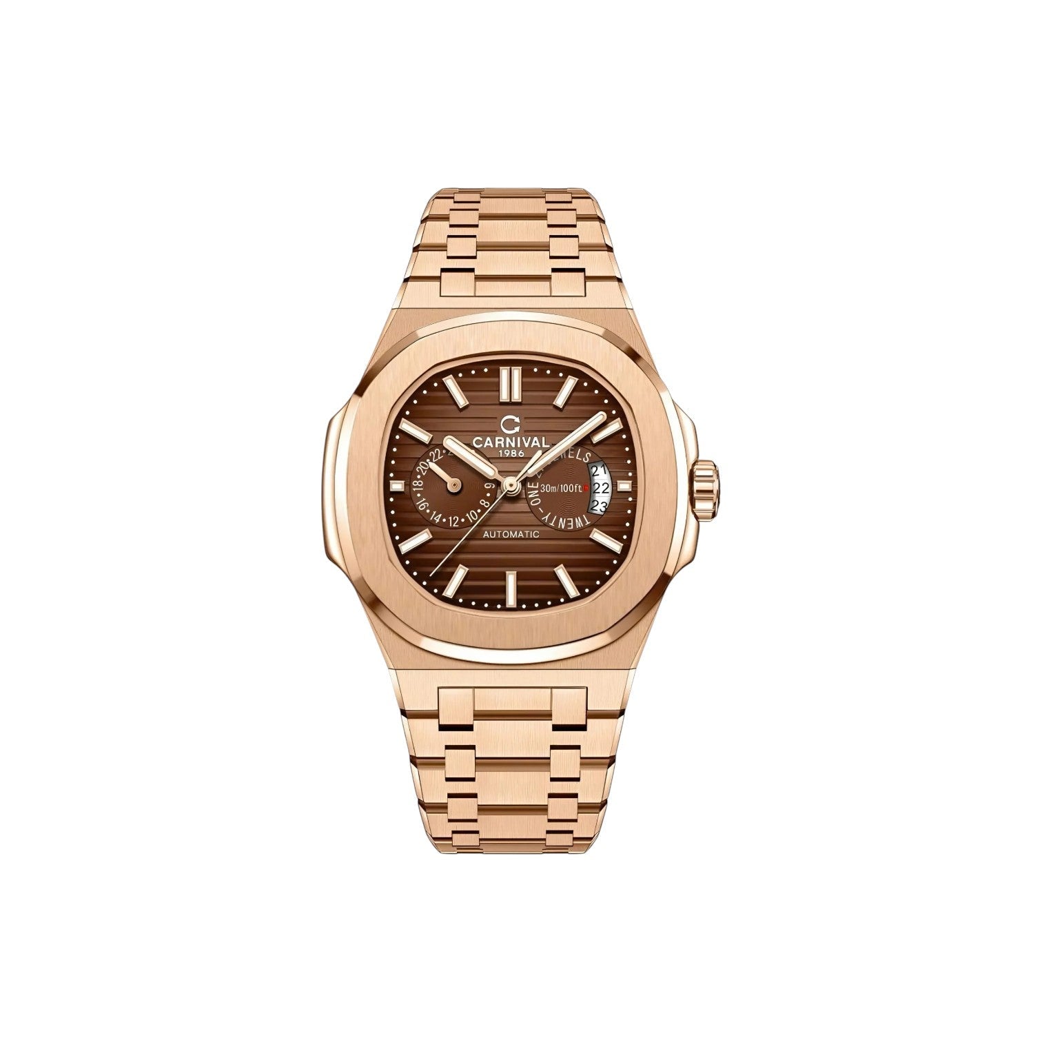 Jam Tangan Mekanik Carnival 8158G 