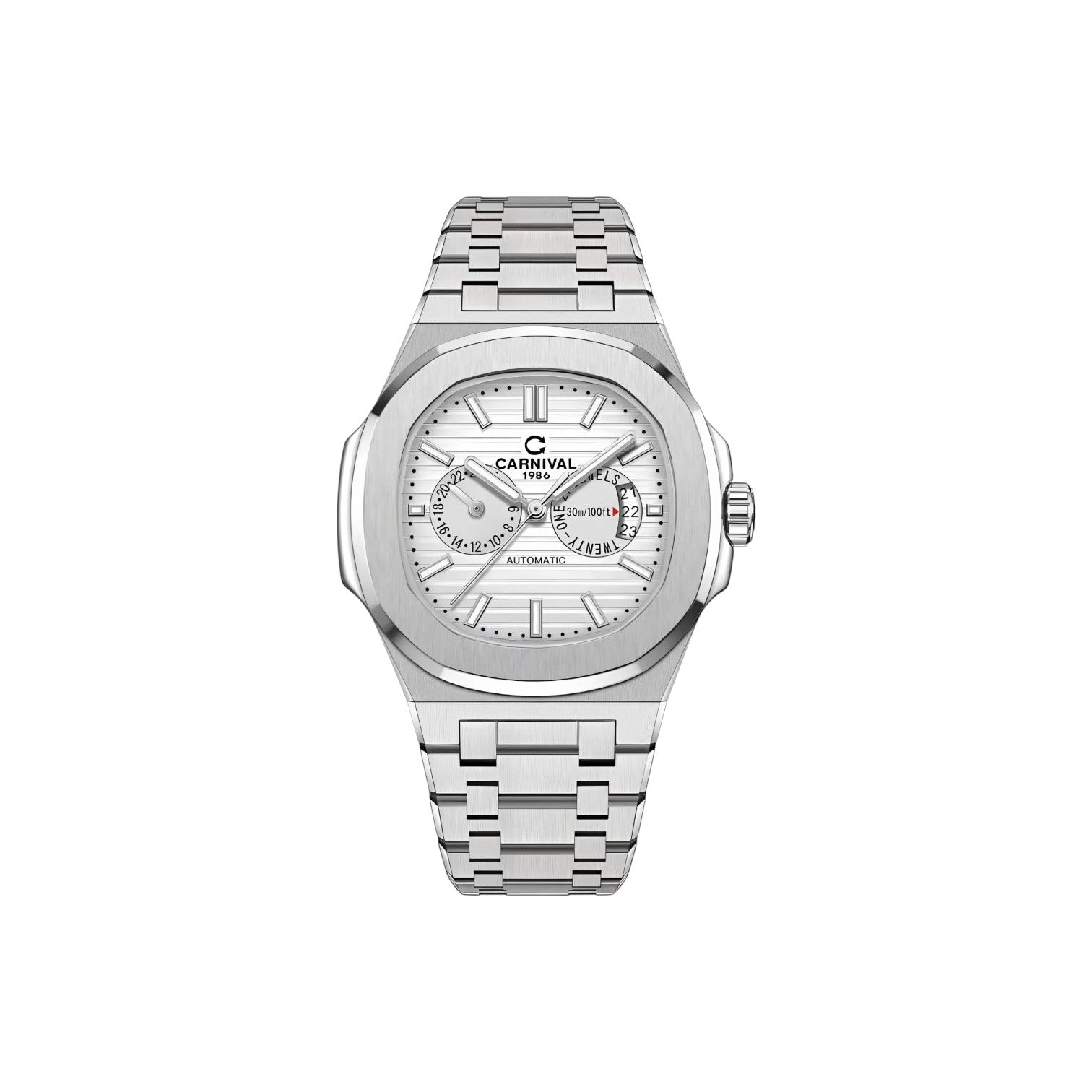 Jam Tangan Mekanik Carnival 8158G 