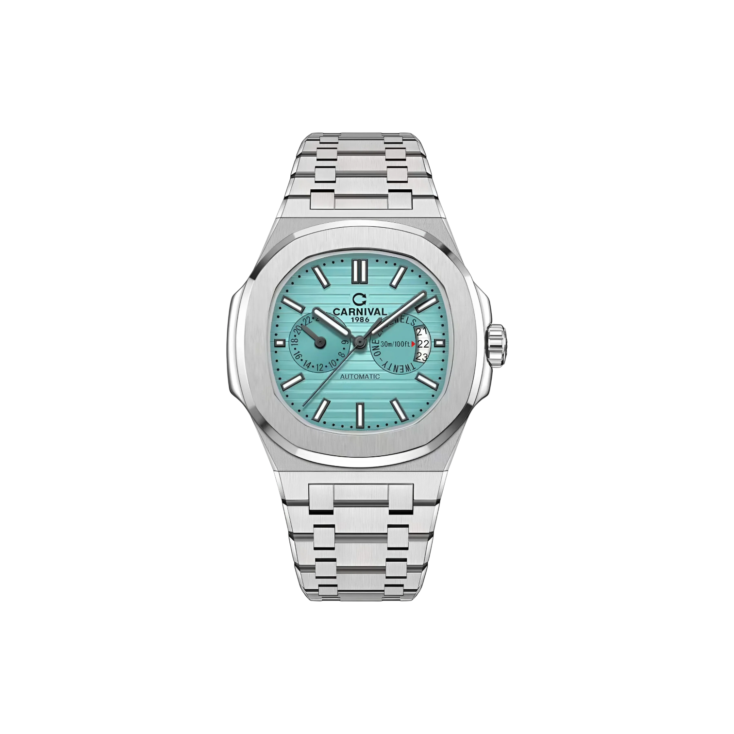 Jam Tangan Mekanik Carnival 8158G 