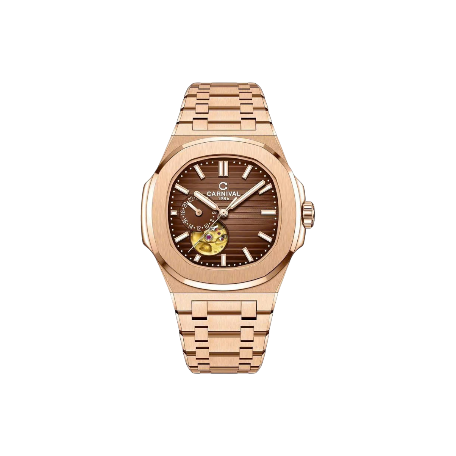 Jam Tangan Mekanik Carnival 8159G 