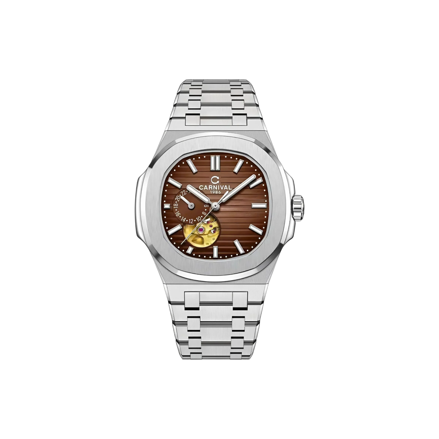 Jam Tangan Mekanik Carnival 8159G 