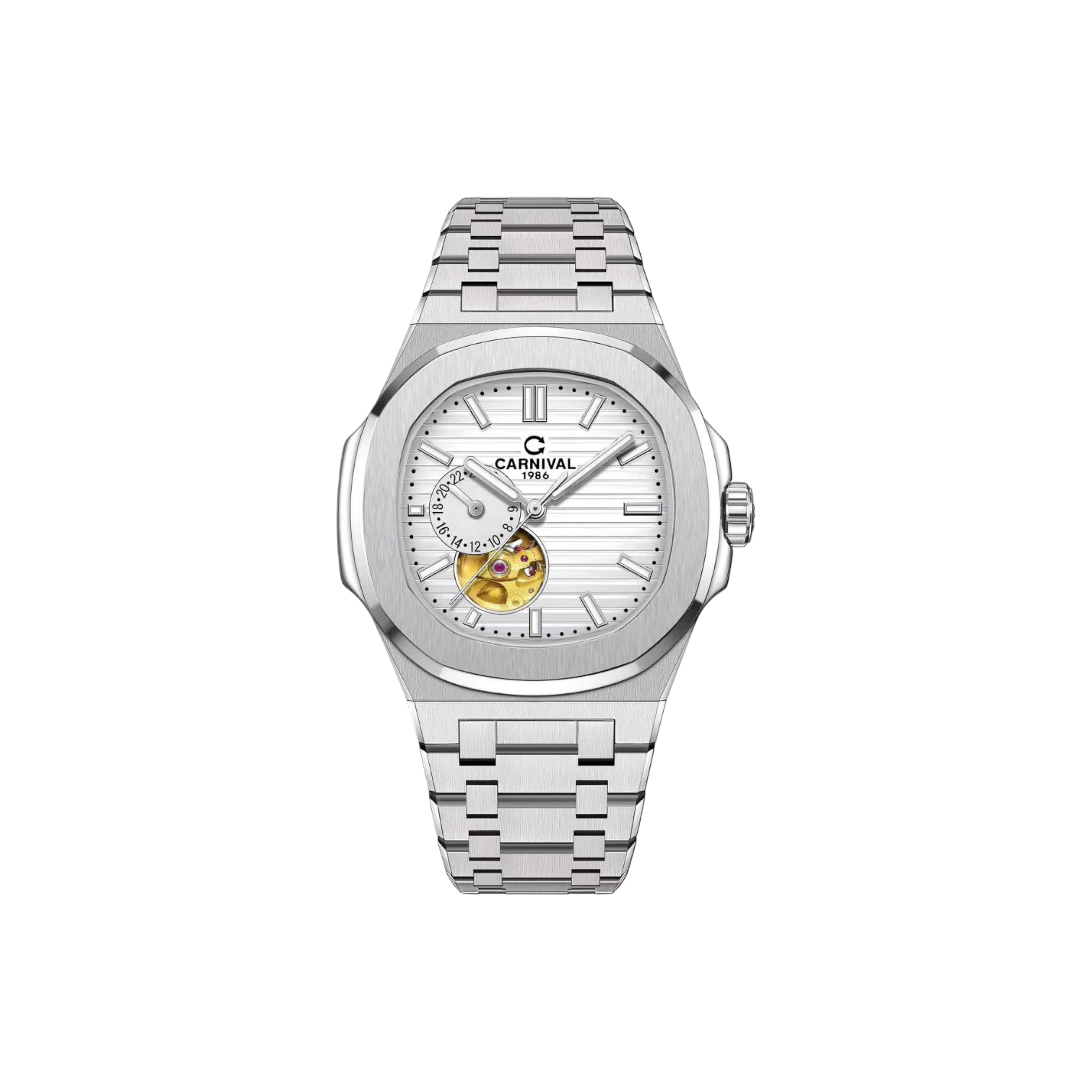 Jam Tangan Mekanik Carnival 8159G 