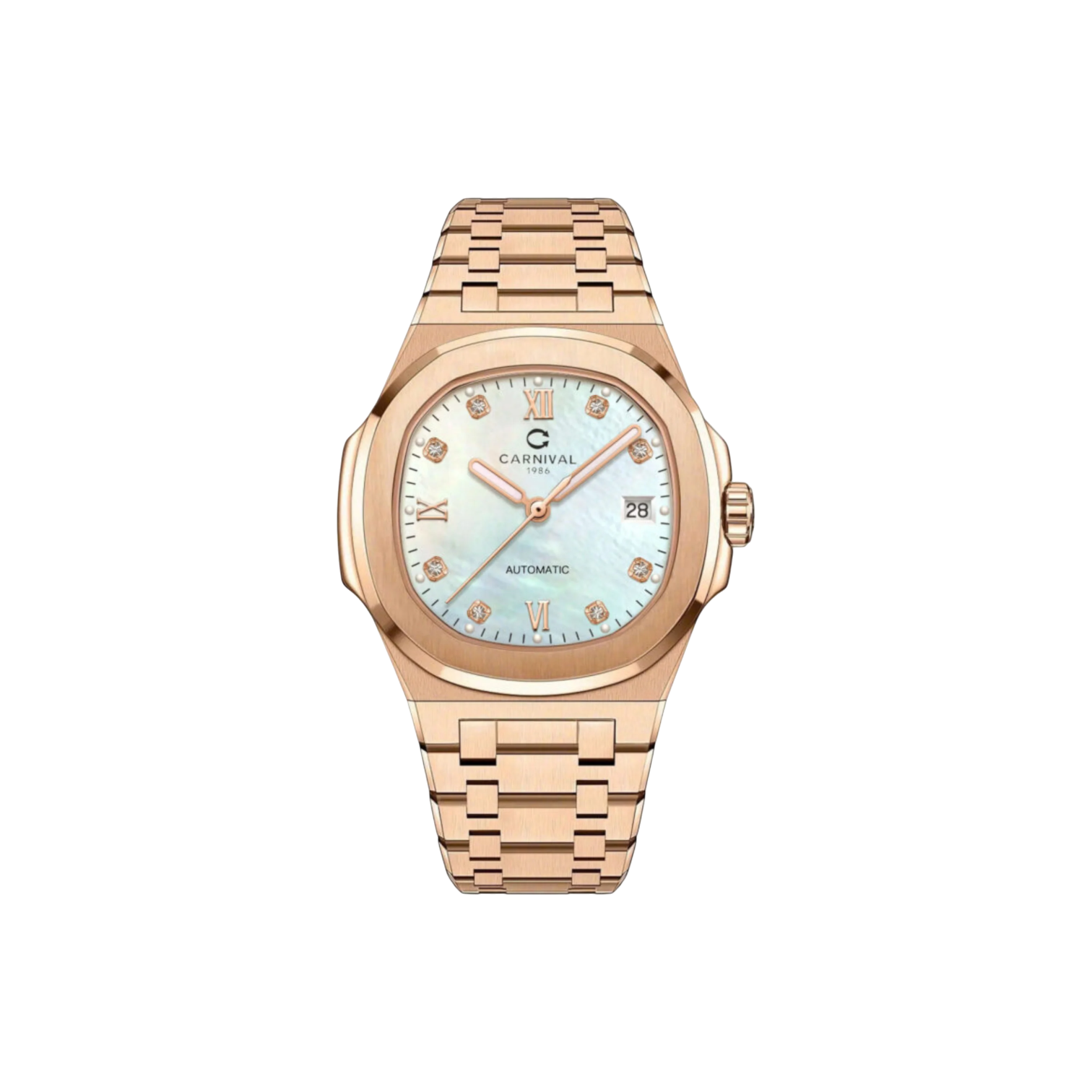 Jam Tangan Mekanik Carnival 8160G 