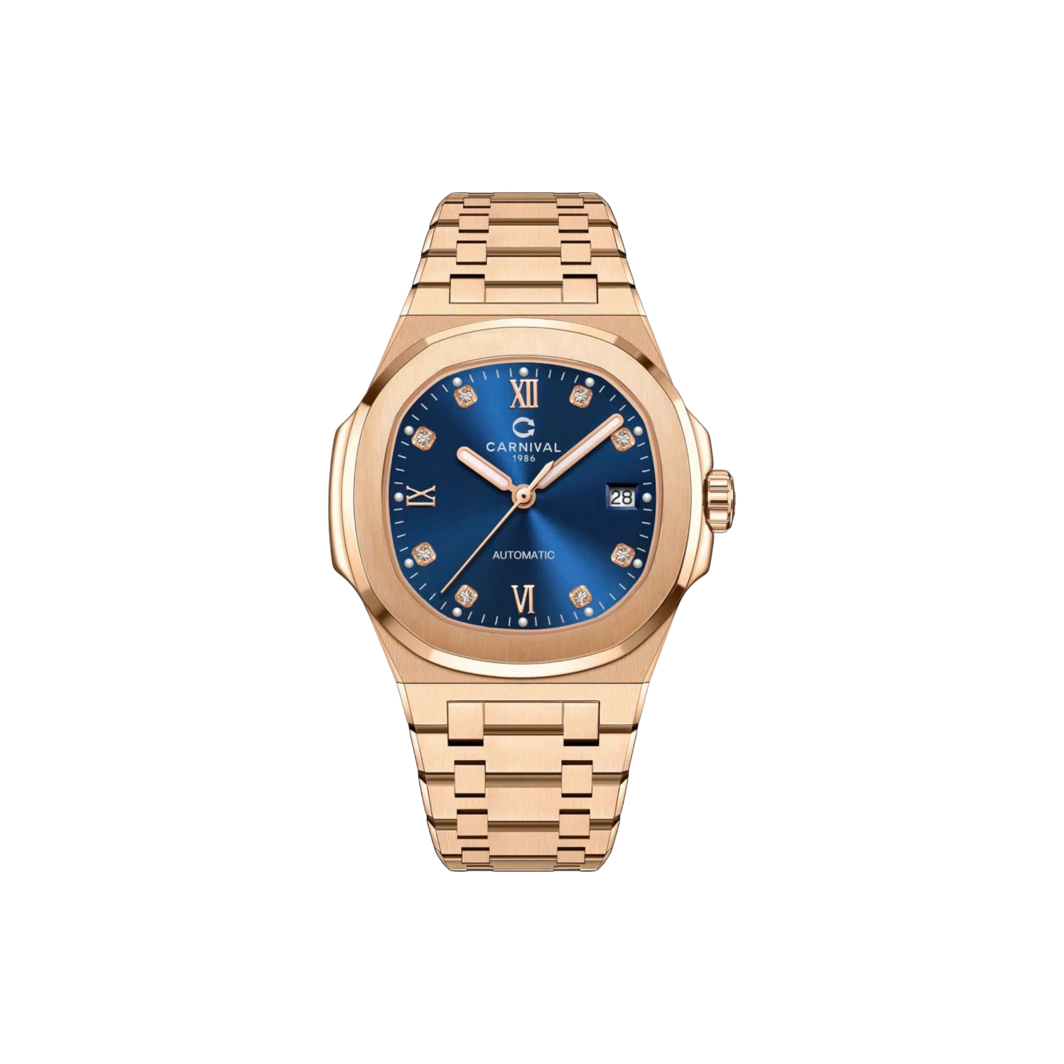 Jam Tangan Mekanik Carnival 8160G 