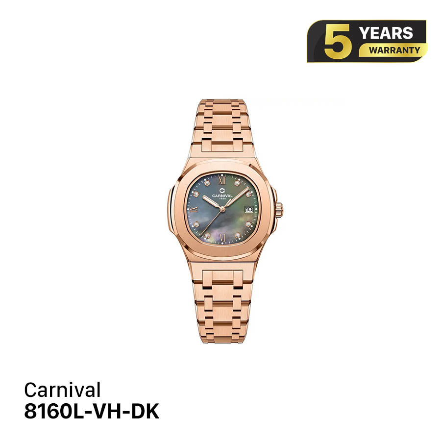 Jam tangan kuarsa wanita Carnival 8160L 