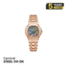 Jam tangan kuarsa wanita Carnival 8160L 