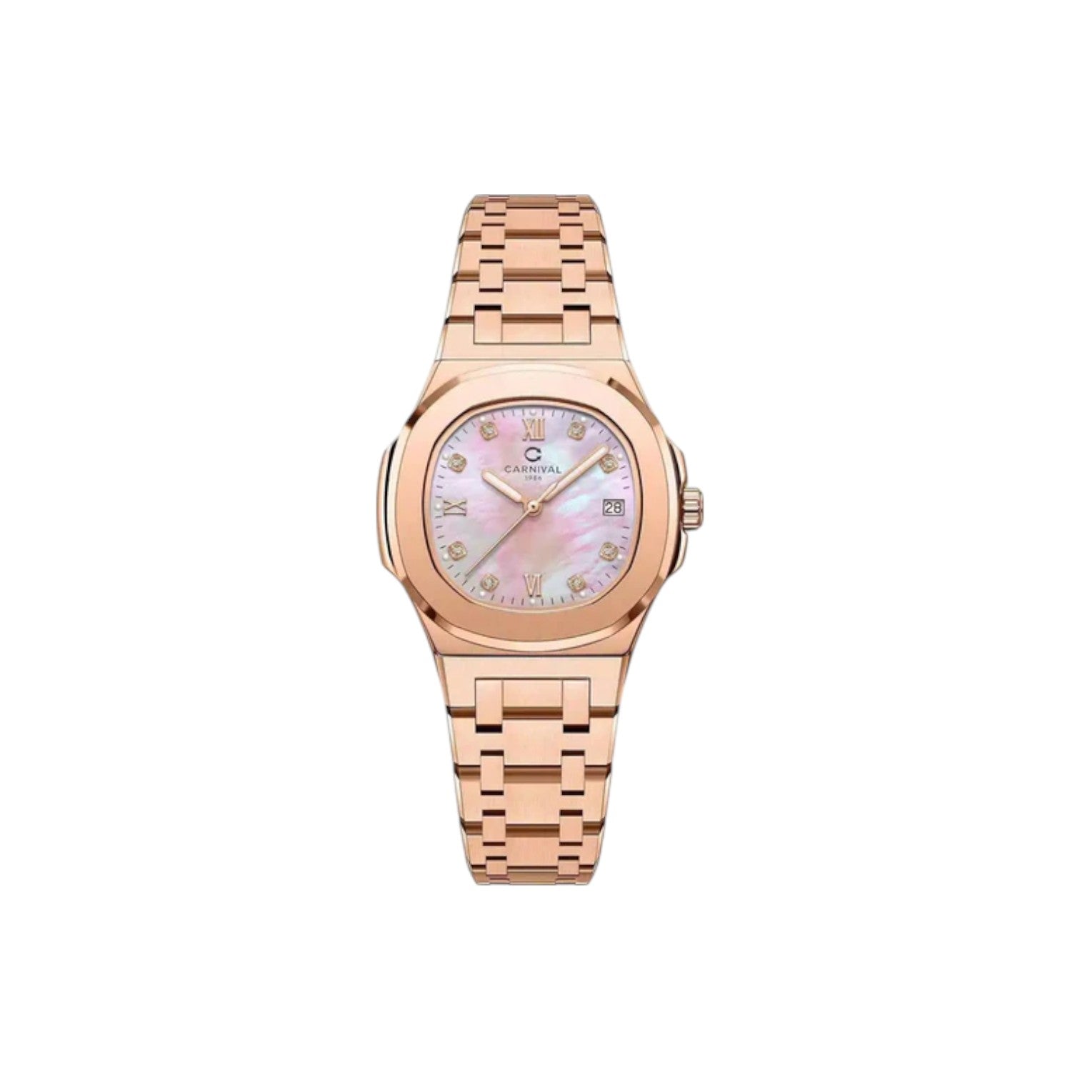Jam tangan kuarsa wanita Carnival 8160L 