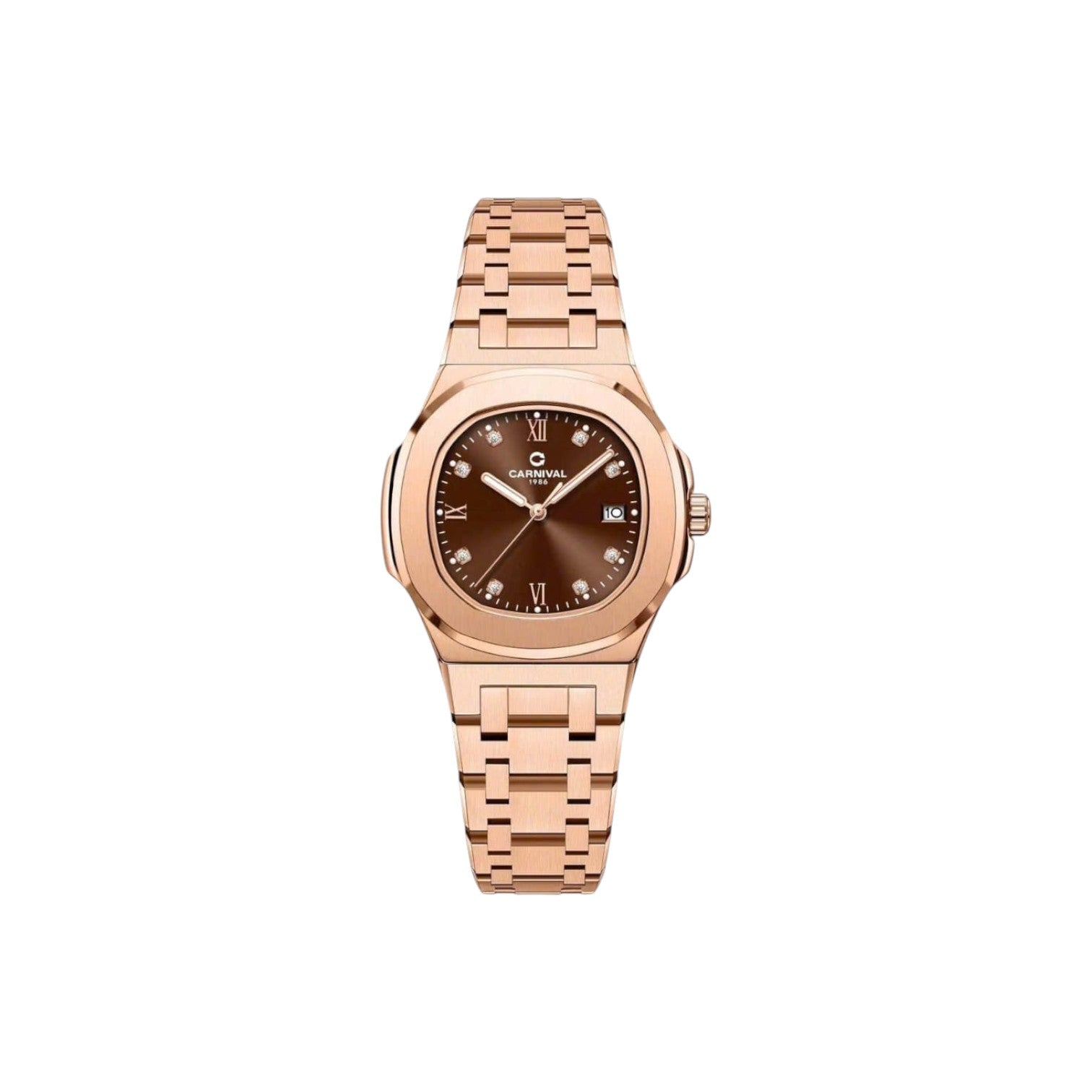 Jam tangan kuarsa wanita Carnival 8160L 