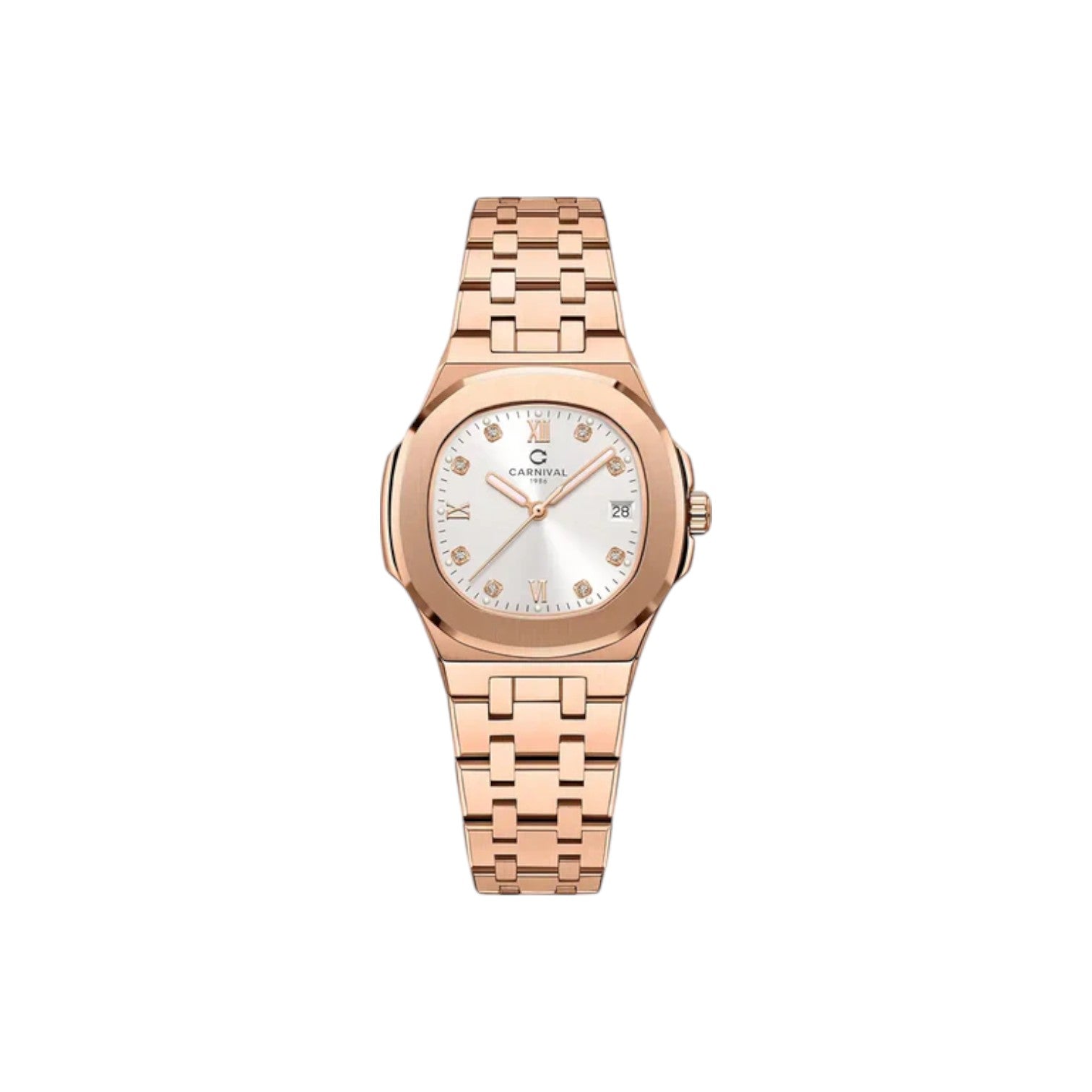 Jam tangan kuarsa wanita Carnival 8160L 