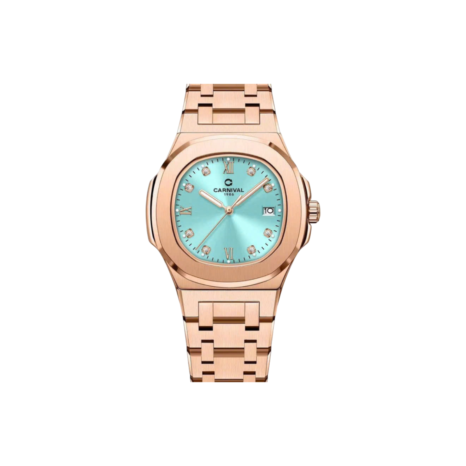 Jam tangan kuarsa wanita Carnival 8160L 