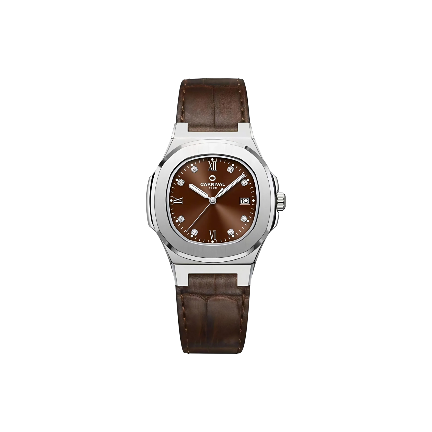 Jam tangan kuarsa wanita Carnival 8160L 