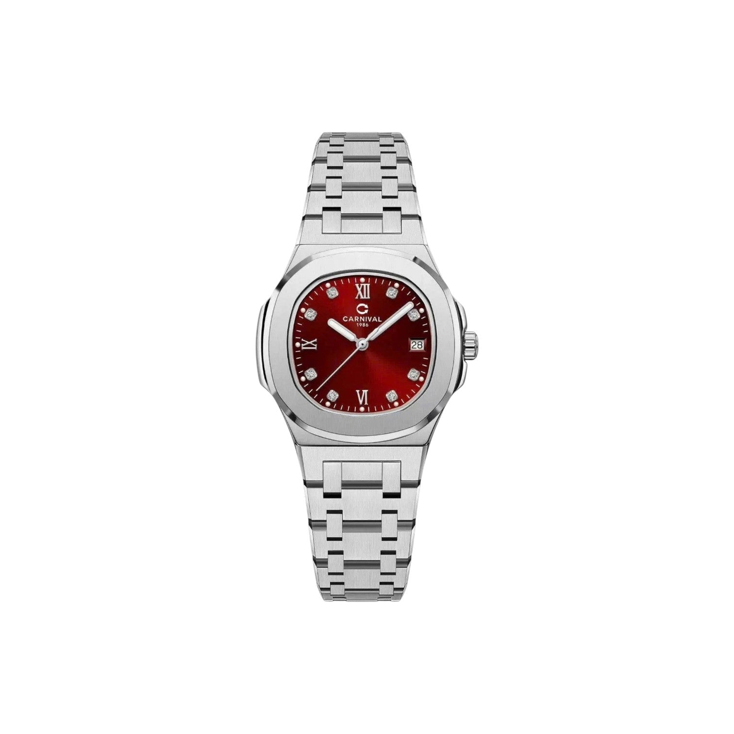 Jam tangan kuarsa wanita Carnival 8160L 
