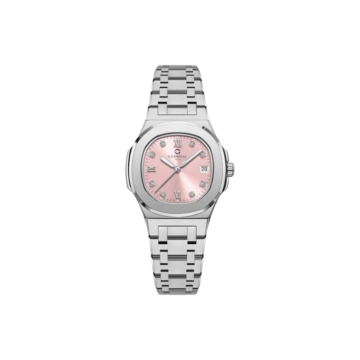 Jam tangan kuarsa wanita Carnival 8160L 