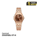 Jam tangan kuarsa wanita Carnival 8160L 