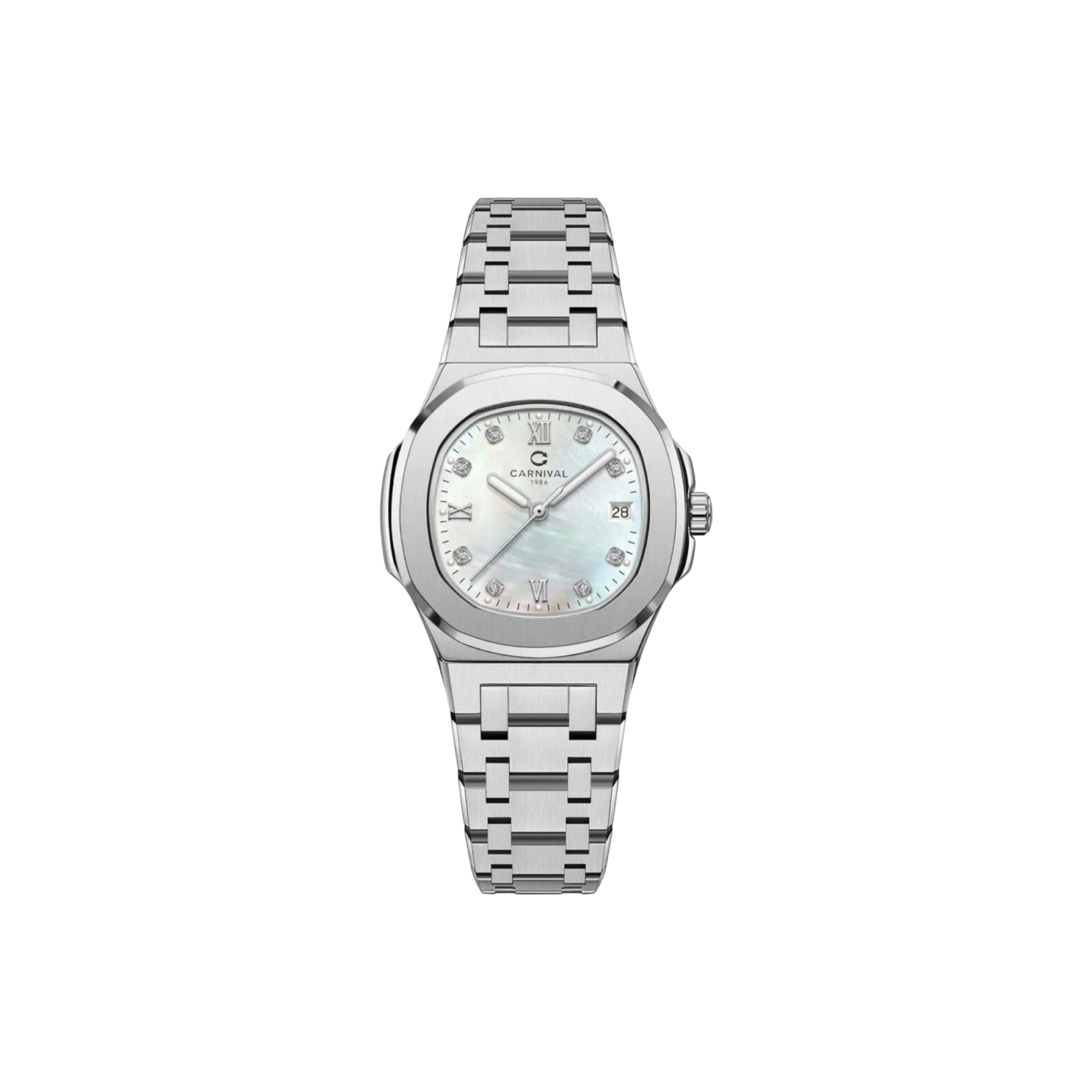 Jam tangan kuarsa wanita Carnival 8160L 