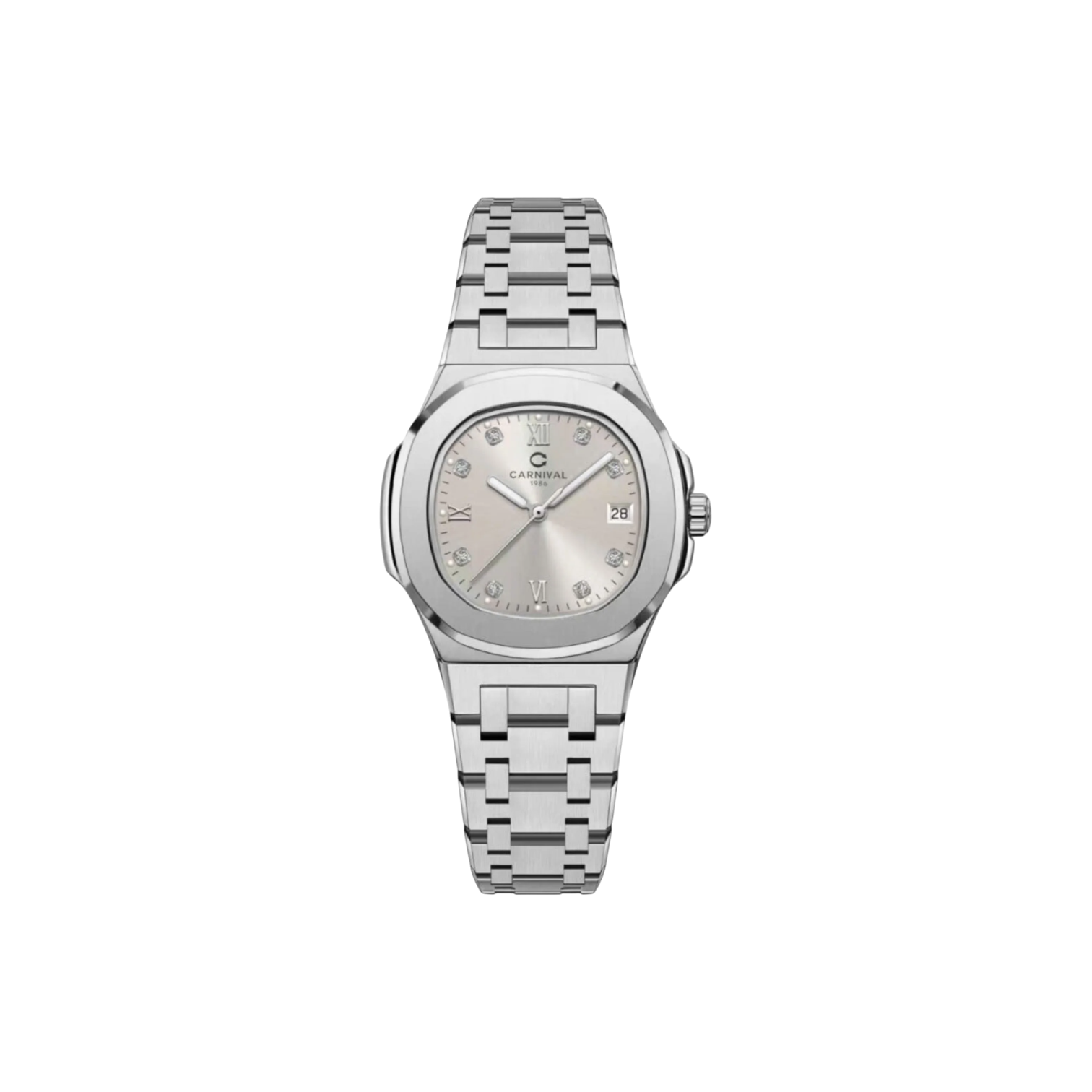 Jam tangan kuarsa wanita Carnival 8160L 
