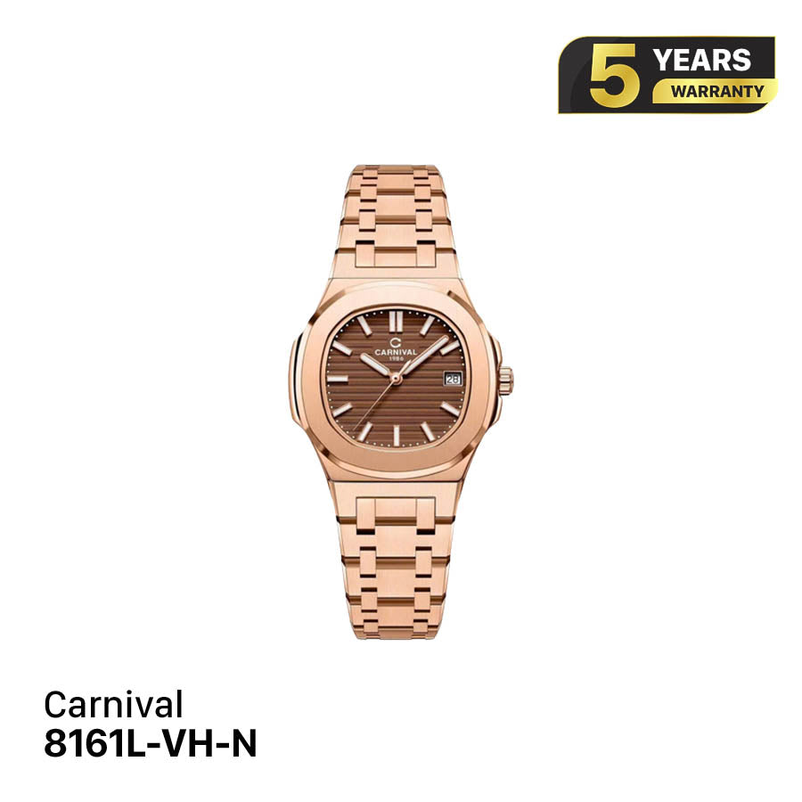 Jam tangan kuarsa wanita Carnival 8161L 