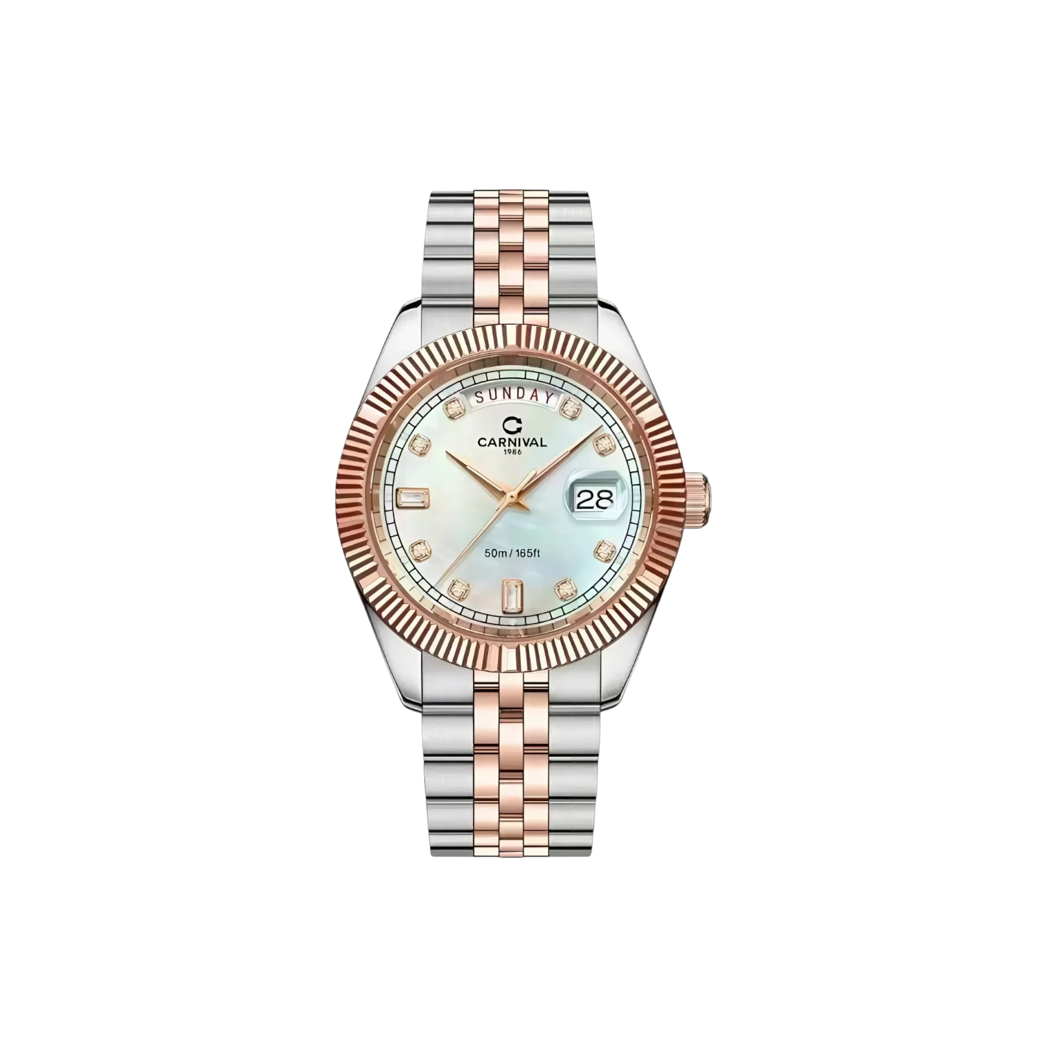 Jam tangan bertenaga baterai Carnival 8190G 