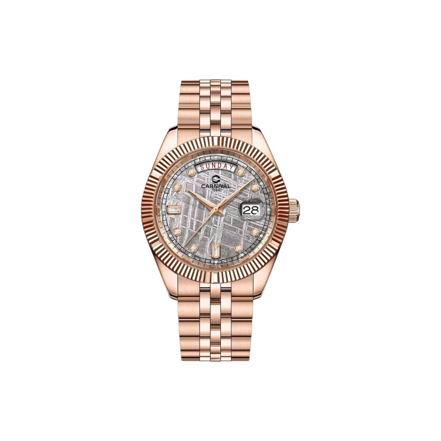 Jam tangan bertenaga baterai Carnival 8190G 