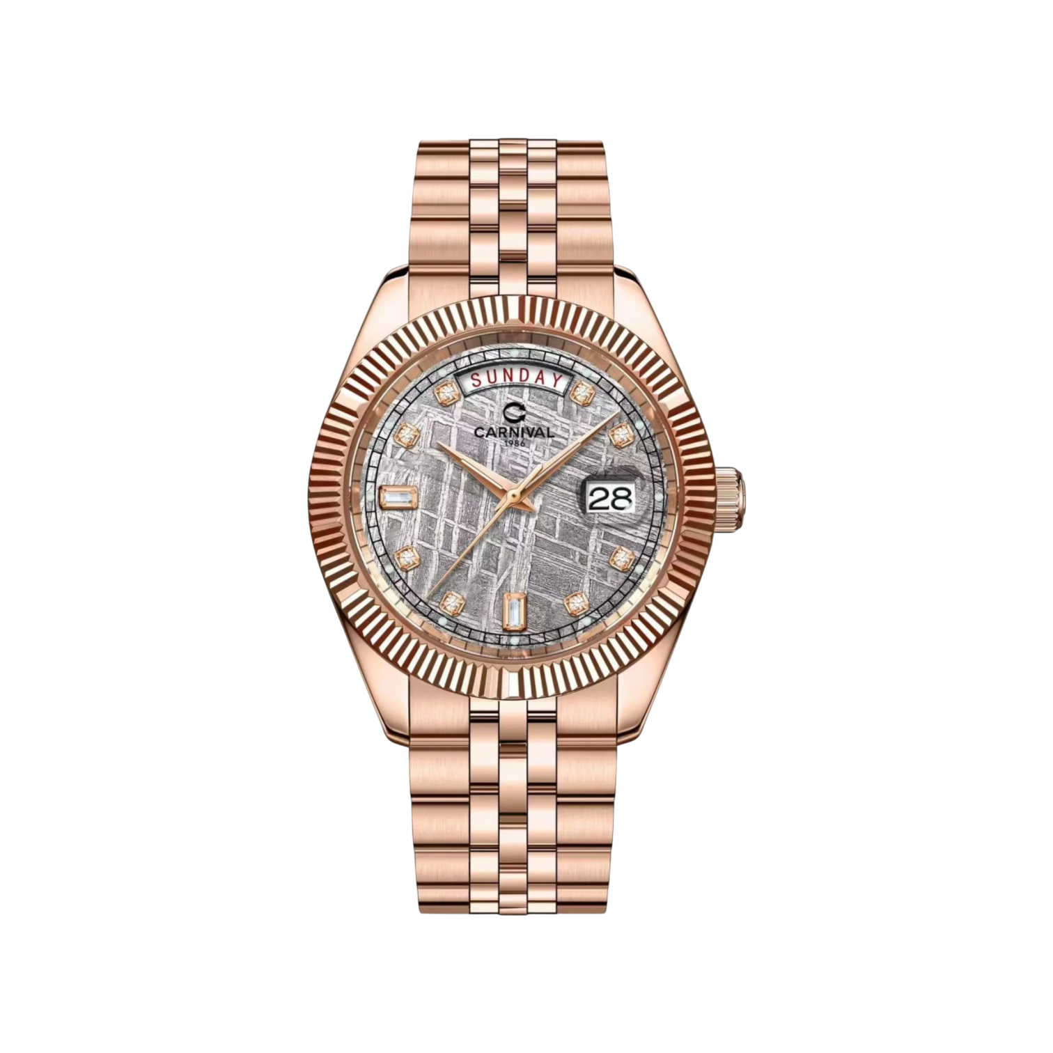 Jam tangan bertenaga baterai Carnival 8190G 