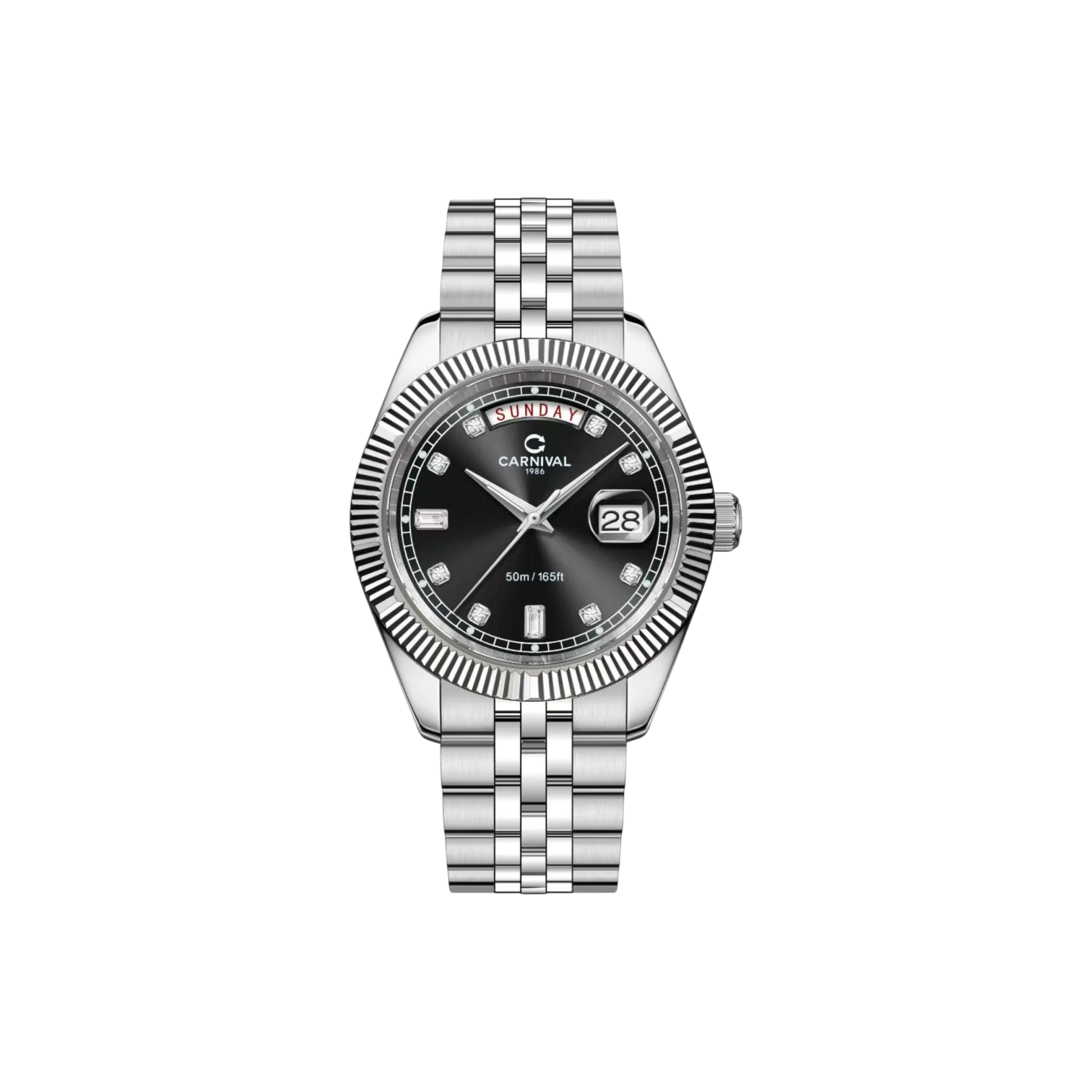 Jam tangan bertenaga baterai Carnival 8190G 