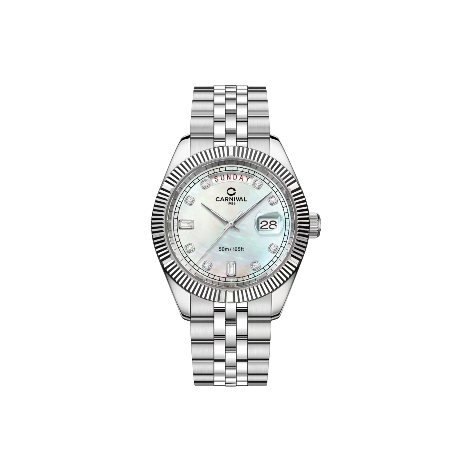 Jam tangan bertenaga baterai Carnival 8190G 