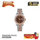 Jam tangan kuarsa wanita Alexander Ferros 8222 