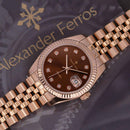 Jam tangan kuarsa wanita Alexander Ferros 8222 