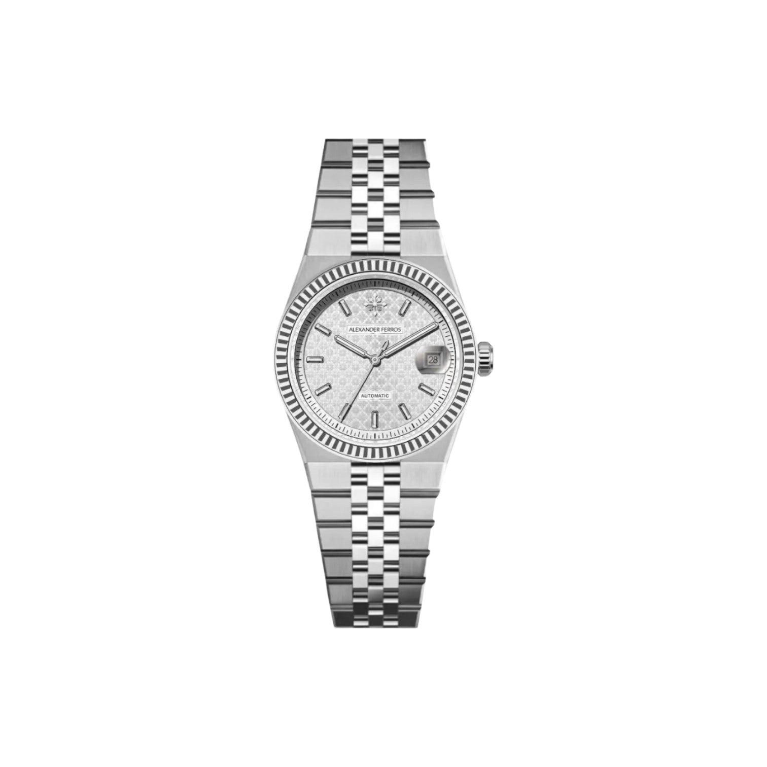 Jam tangan mekanis pria Alexander Ferros 8181 