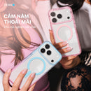 Casing Transparan MagSafe untuk iPhone 